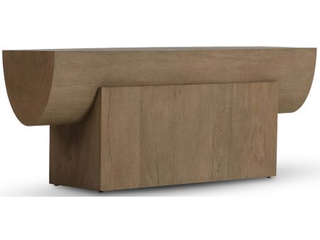 Elbert Console Table, Natural Oak Hot on Sale