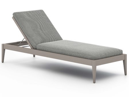 Sherwood Outdoor Chaise, Faye Ash Weathered Grey Hot on Sale