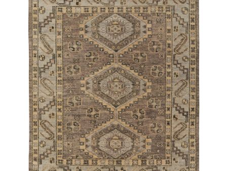 Feizy Rug Fillmore 6943F, Brown Gray For Sale