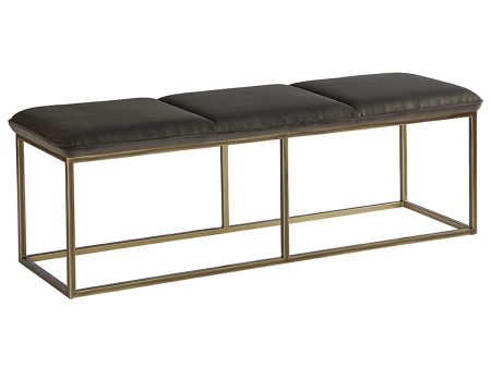 Alley Bench, Piccolo Pebble Rustic Bronze For Sale